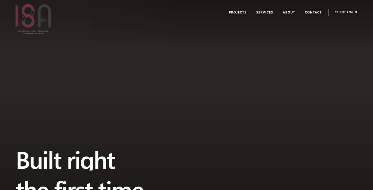 Studio ISA website homepage