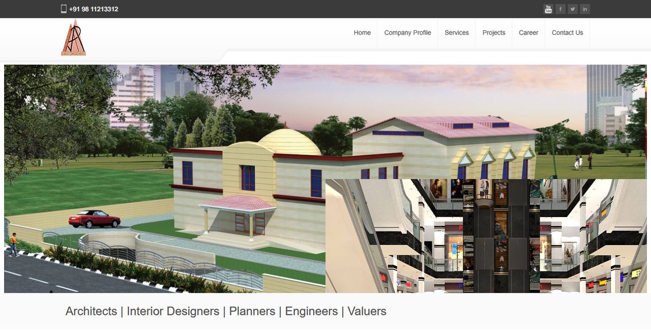 Raj P. Rawat & Associates website homepage
