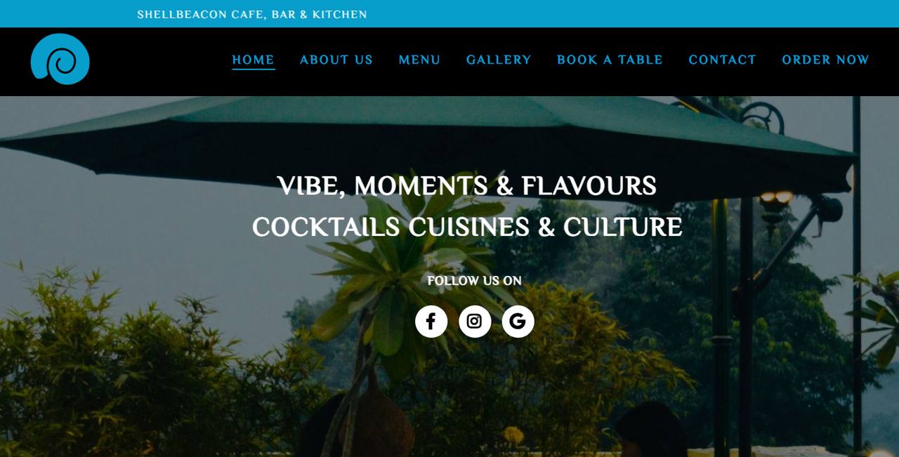 Shellbeacon website homepage