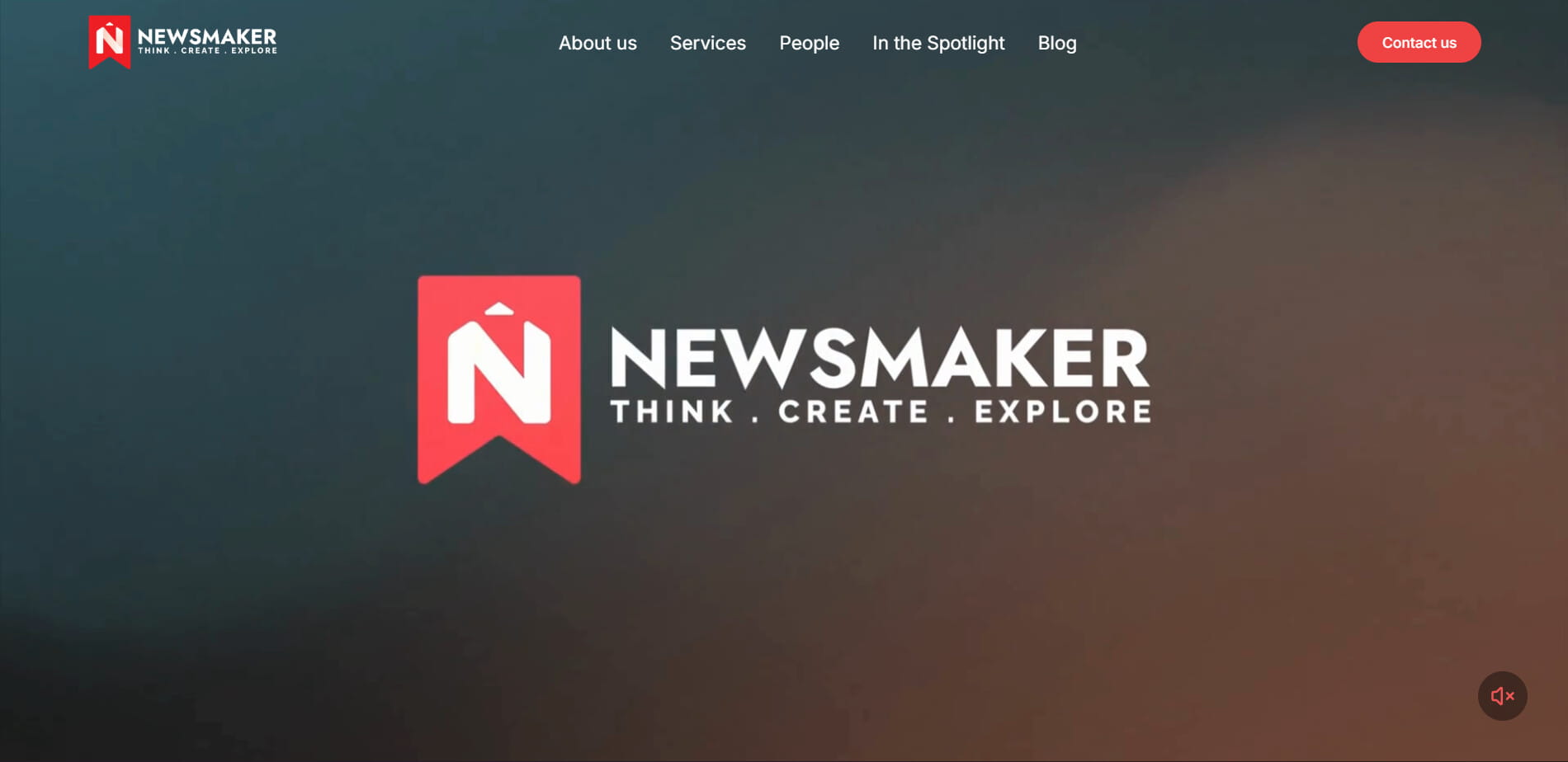 Newsmaker Media Group website homepage