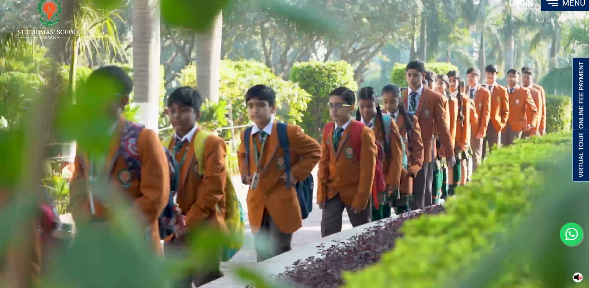 St. Thomas Dwarka website homepage