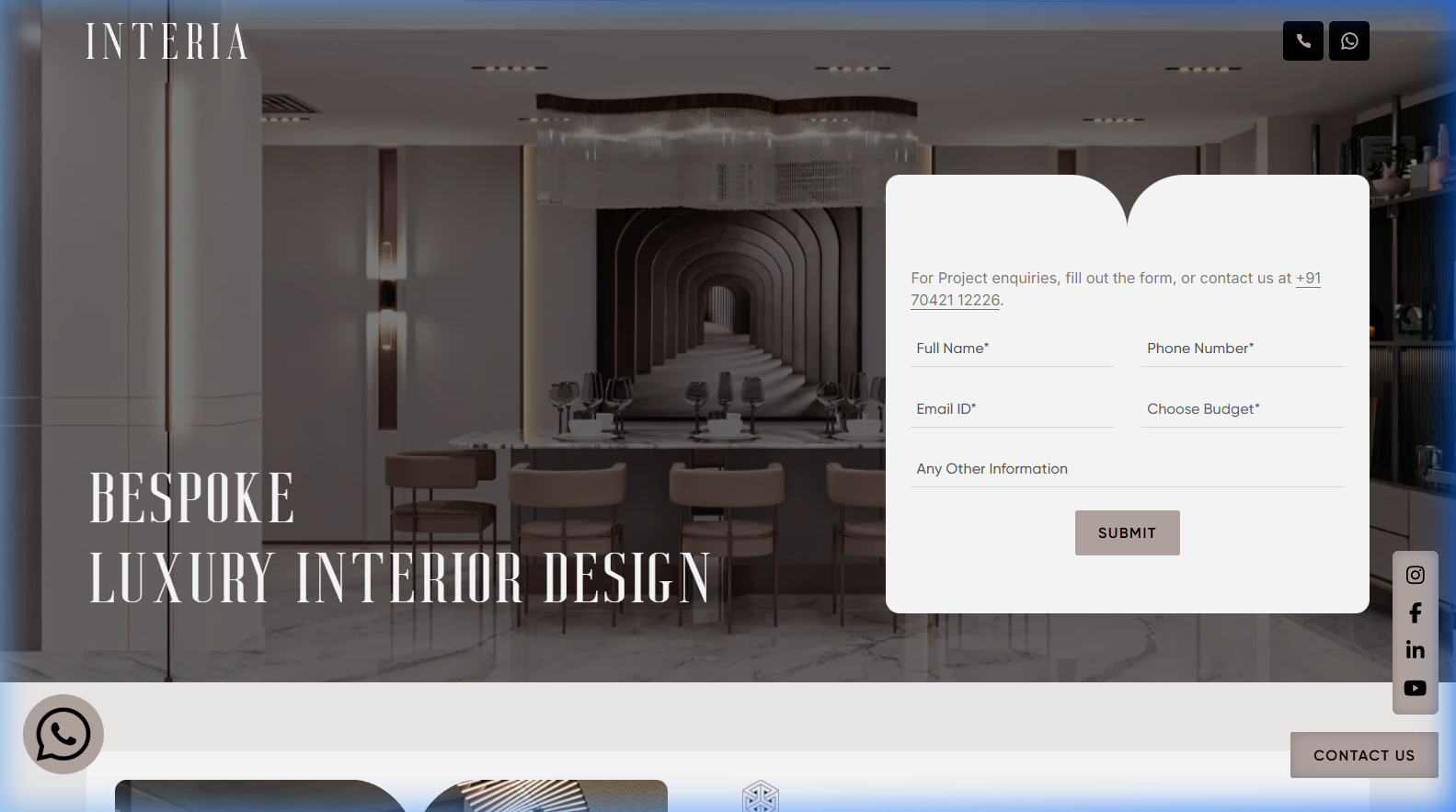 The Interia website homepage
